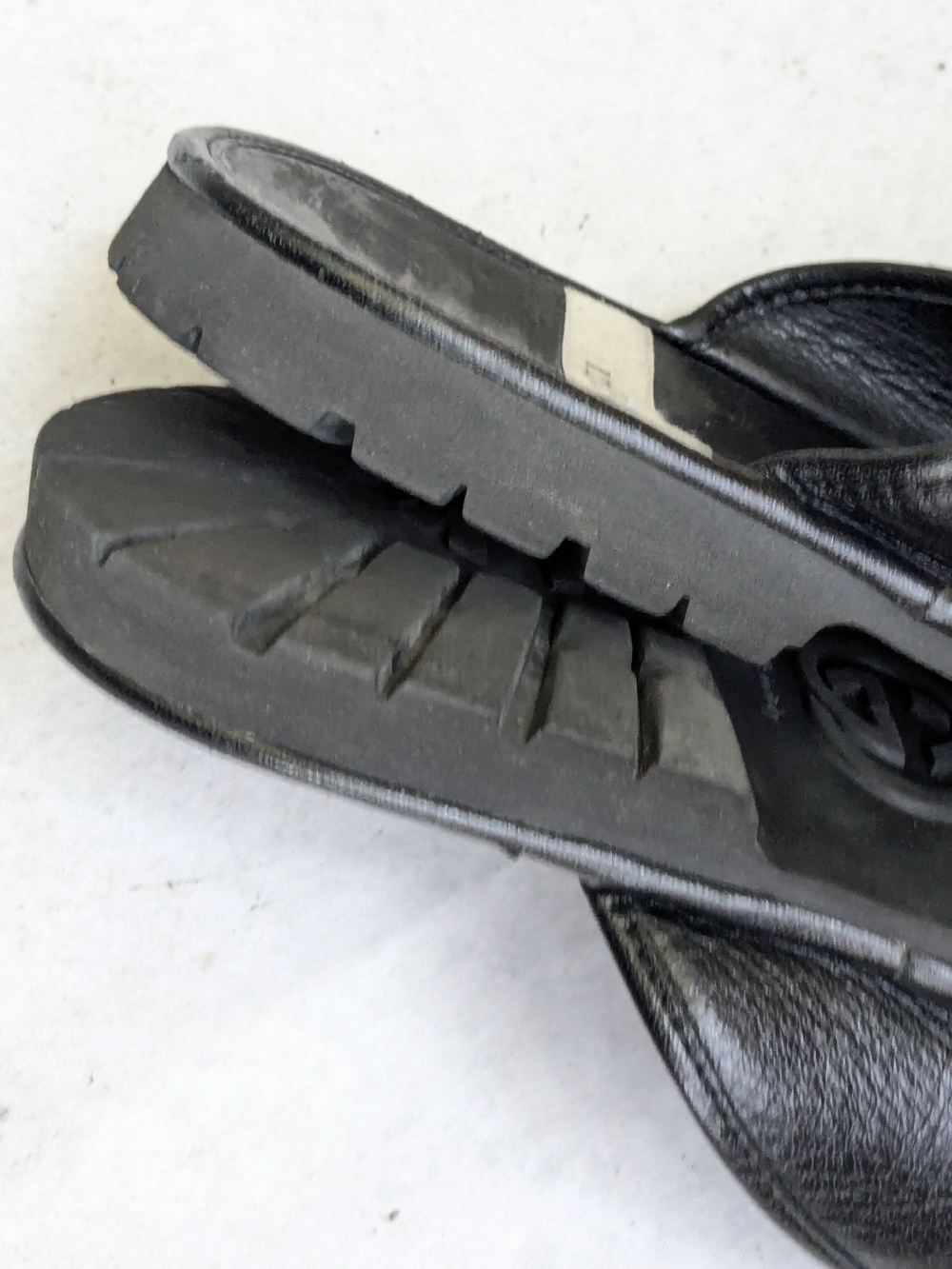 Gucci Black Leather Horsebit Mule Slip-Ons Men US 12 - Picture 11 of 15